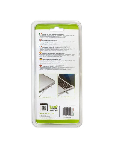 Techly Iq-Lok-16-K Zapięcie Do Kabli Srebrny 1,8 M