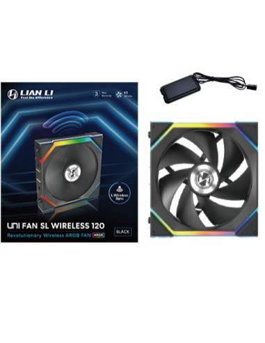 Lian Li Uni Fan Sl Wireless 120 Obudowa Komputera Wentylator 12 Cm Czarny 1 Szt.