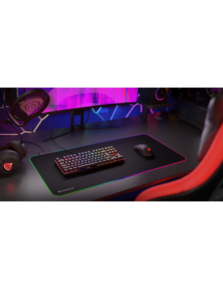 Genesis Boron 500 Xxl Rgb Podkładka Dla Graczy Czarny
