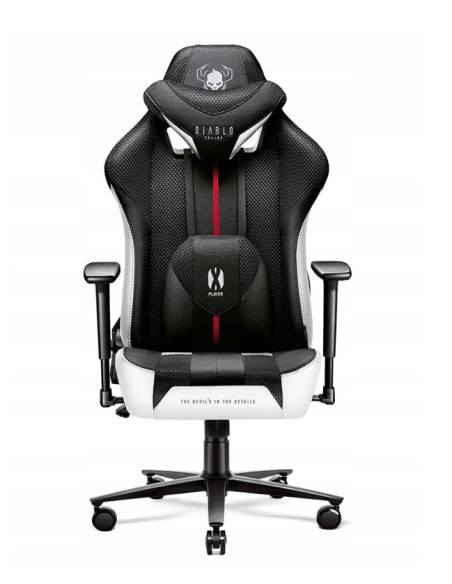 Fotel Gamingowy Diablo X-Player 2.0 Normal Fotel Biało-Czarny
