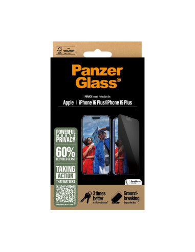 Panzerglass Pg Priv Scrn Iphone 16 6.7Inch Uwf