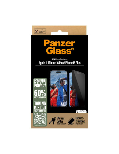 Panzerglass Pg Priv Scrn Iphone 16 6.7Inch Uwf