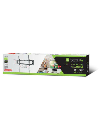 Techly Ica-Plb-369T Uchwyt Do Telewizorów 3,05 M (120") Czarny