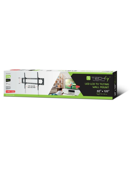 Techly Ica-Plb-369T Uchwyt Do Telewizorów 3,05 M (120") Czarny