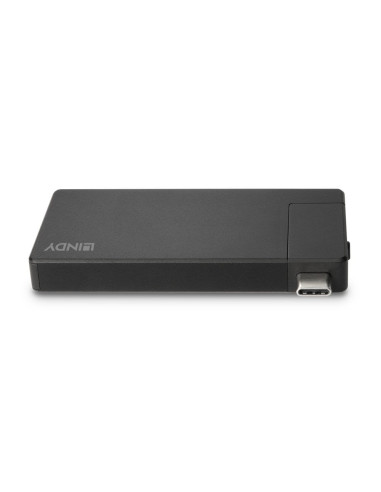 Lindy 43336 Stacja Dokująca Przewodowa Usb 3.2 Gen 1 (3.1 Gen 1) Type-C Czarny