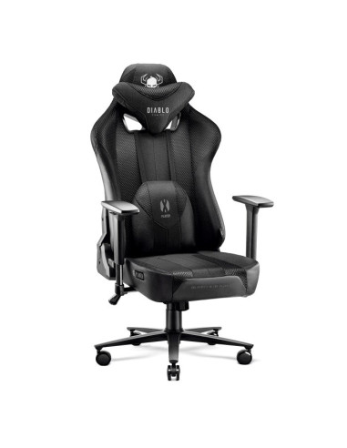 Fotel Gamingowy Diablo X-Player 2.0 King Fotel Czarno-Czarny