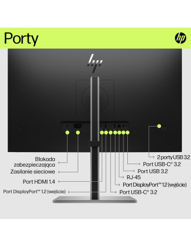 Hp Monitor E27Ug5 Qhd Usb-C