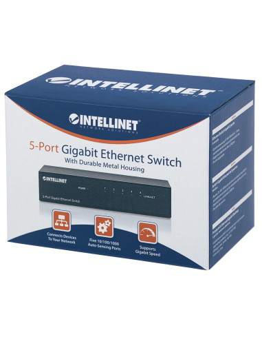 Switch 5X Rj45 Gigabit, Metal, Desktop