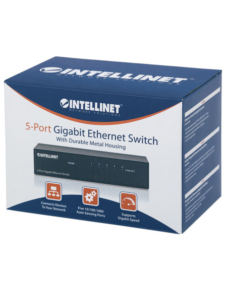Switch 5X Rj45 Gigabit, Metal, Desktop
