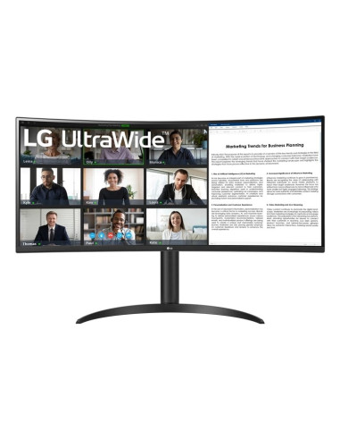 Lg 34Wr55Qk-B Monitor Komputerowy 86,4 Cm (34") 3440 X 1440 Px Wide Quad Hd Czarny