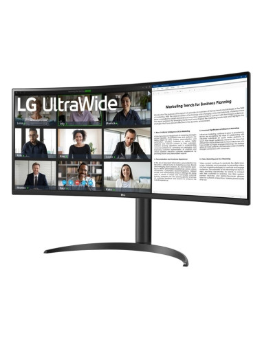 Lg 34Wr55Qk-B Monitor Komputerowy 86,4 Cm (34") 3440 X 1440 Px Wide Quad Hd Czarny