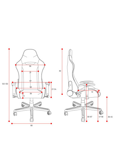 Fotel Gamingowy Diablo X-St4Rter Fotel Granatowy