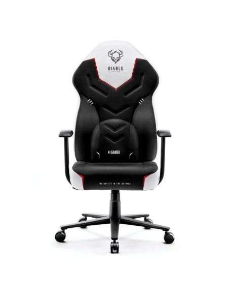 Fotel Gamingowy Diablo X-Gamer Fotel Czarno-Biały