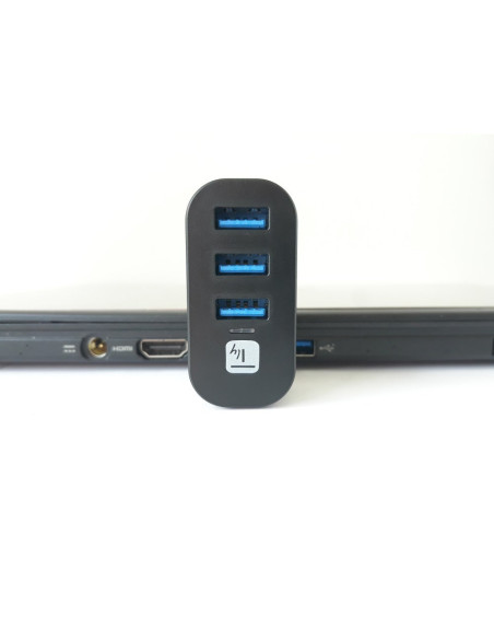 Techly Iusb3-Hub3-Rotb Huby I Koncentratory Usb 3.2 Gen 1 (3.1 Gen 1) Type-A 5000 Mbit/S Czarny
