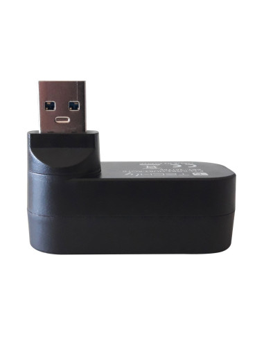 Techly Iusb3-Hub3-Rotb Huby I Koncentratory Usb 3.2 Gen 1 (3.1 Gen 1) Type-A 5000 Mbit/S Czarny