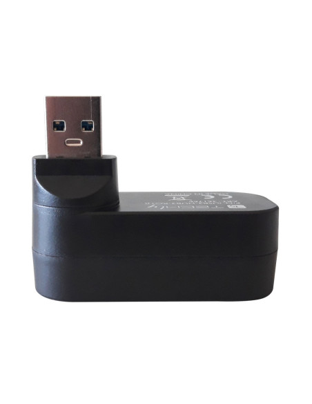 Techly Iusb3-Hub3-Rotb Huby I Koncentratory Usb 3.2 Gen 1 (3.1 Gen 1) Type-A 5000 Mbit/S Czarny