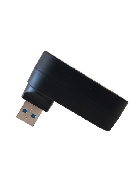 Techly Iusb3-Hub3-Rotb Huby I Koncentratory Usb 3.2 Gen 1 (3.1 Gen 1) Type-A 5000 Mbit/S Czarny