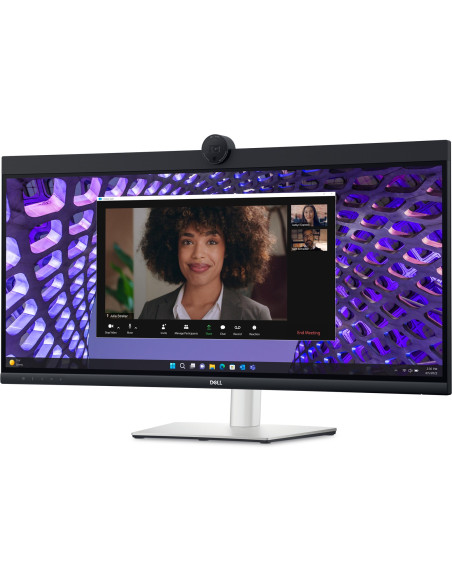 Dell P Series P3424Web Monitor Komputerowy 86,7 Cm (34.1") 3440 X 1440 Px 4K Ultra Hd Lcd Czarny