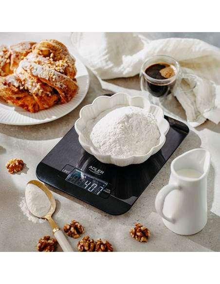 Waga Kuchenna Adler Ad 3183B Czarna