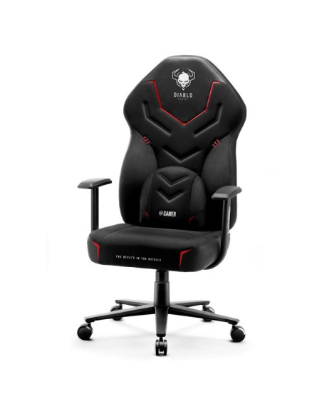 Fotel Gamingowy Diablo X-Gamer Fotel Czarno-Czarny