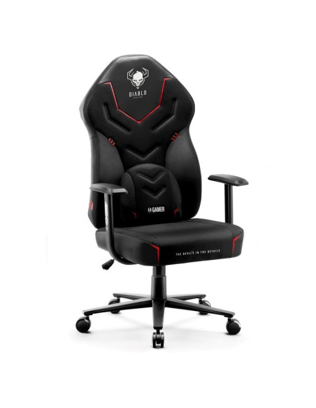 Fotel Gamingowy Diablo X-Gamer Fotel Czarno-Czarny