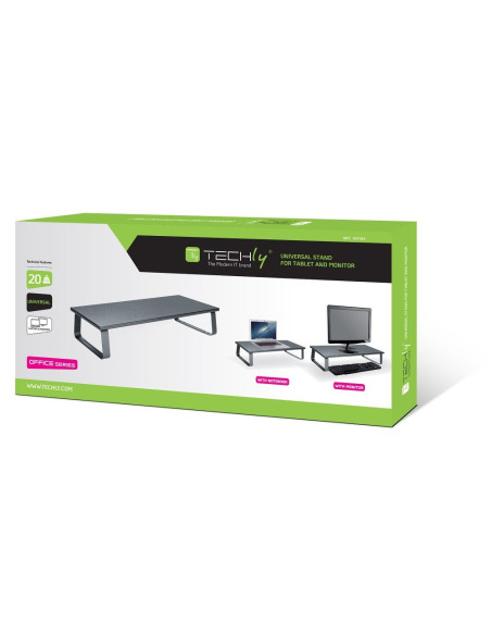 Techly Ica-Ms 600Ty Uchwyt / Stojak Do Monitorów Na Biurko Czarny