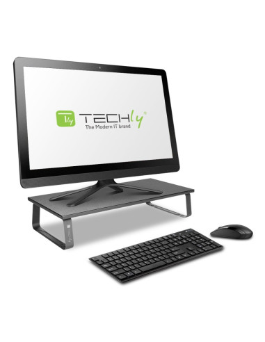 Techly Ica-Ms 600Ty Uchwyt / Stojak Do Monitorów Na Biurko Czarny