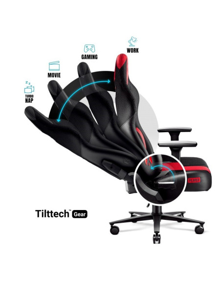 Fotel Gamingowy Diablo X-Player 2.0 King Fotel Antracytowo-Karmazynowy