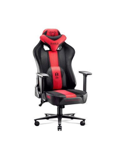 Fotel Gamingowy Diablo X-Player 2.0 King Fotel Antracytowo-Karmazynowy