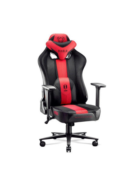Fotel Gamingowy Diablo X-Player 2.0 King Fotel Antracytowo-Karmazynowy