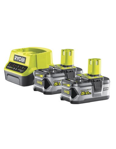 Zestaw Ryobi Rc18120-250 2X Akumulator 18 V 5,0 Ah + Ładowarka