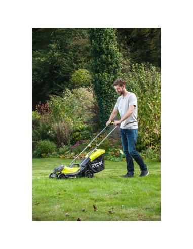 Ryobi Olm1833B Kosiarka Kosiarka Do Trawnika Typu Push Bateria Czarny, Zielony