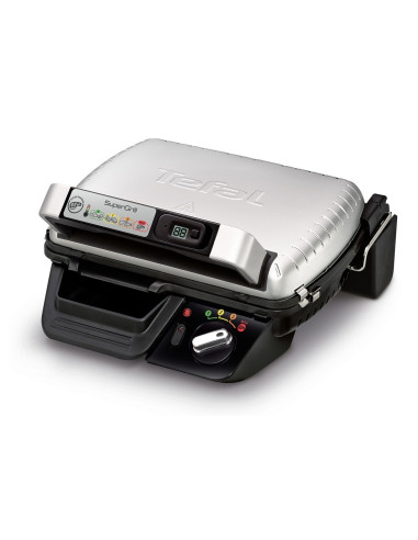 Grill Tefal Gc451B12 (Tradycyjny Z Rusztem  2000W  Kolor Srebrny)