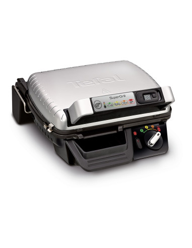 Grill Tefal Gc451B12 (Tradycyjny Z Rusztem  2000W  Kolor Srebrny)