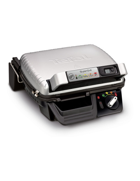 Grill Tefal Gc451B12 (Tradycyjny Z Rusztem  2000W  Kolor Srebrny)
