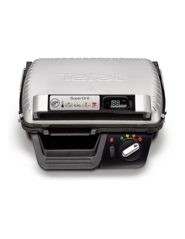 Grill Tefal Gc451B12 (Tradycyjny Z Rusztem  2000W  Kolor Srebrny)