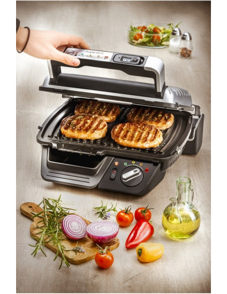 Grill Tefal Gc451B12 (Tradycyjny Z Rusztem  2000W  Kolor Srebrny)