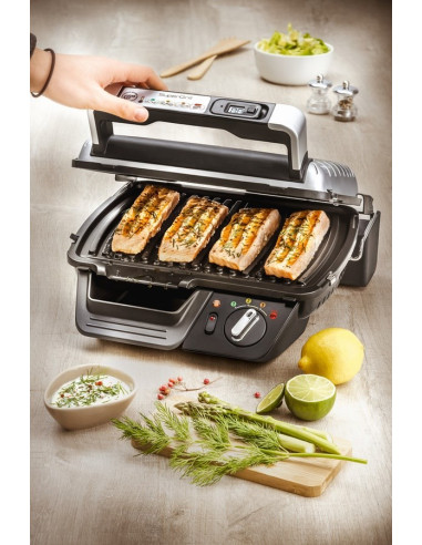 Grill Tefal Gc451B12 (Tradycyjny Z Rusztem  2000W  Kolor Srebrny)