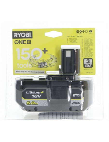 Akumulator Ryobi Rb18L50 Bateria 18 V 5,0 Ah Lithium+ One+