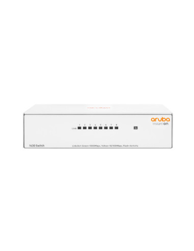Aruba Instant On 1430 8G Nie Zarządzany L2 Gigabit Ethernet (10/100/1000) Biały