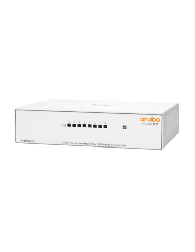 Aruba Instant On 1430 8G Nie Zarządzany L2 Gigabit Ethernet (10/100/1000) Biały