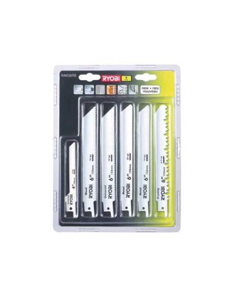 Ryobi Rak06Rb Ostrze Wyrzynarki 6 Szt.