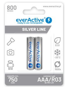 Everactive Akumulatorki Aaa 800 Mah - 2 Sztuki Evhrl03-800