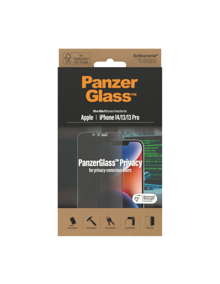 Panzerglass Ultra-Wide Fit Privacy Appl Przezroczysta Ochrona Ekranu Apple 1 Szt.