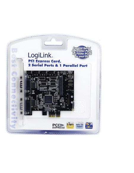 Logilink Pc0033 Adapter Wewnętrzny Równoległy, Seryjny