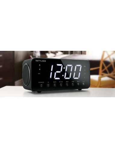 Muse M-192 Cr Zegar Cyfrowy Czarny