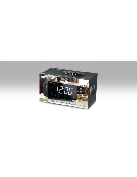 Muse M-192 Cr Zegar Cyfrowy Czarny