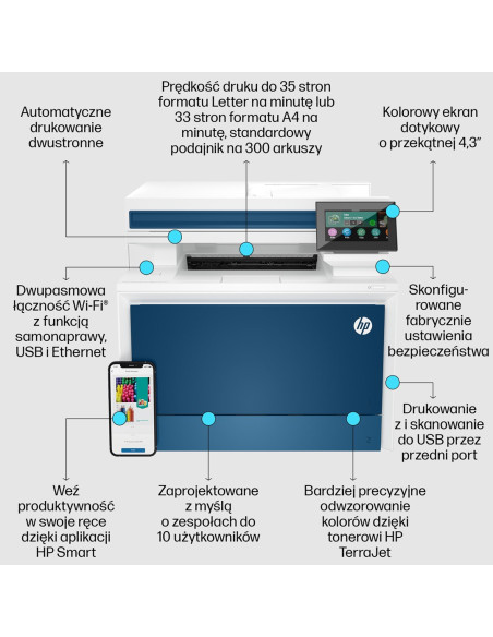 Urządzenie Wielofunk. Hp Color Lj Pro Mfp 4302Fdw