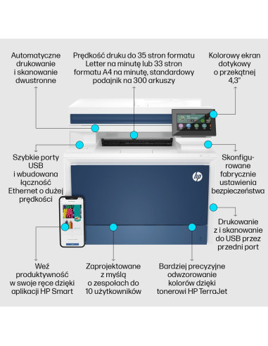Urządzenie Wielofunk. Hp Color Lj Pro Mfp 4302Fdw