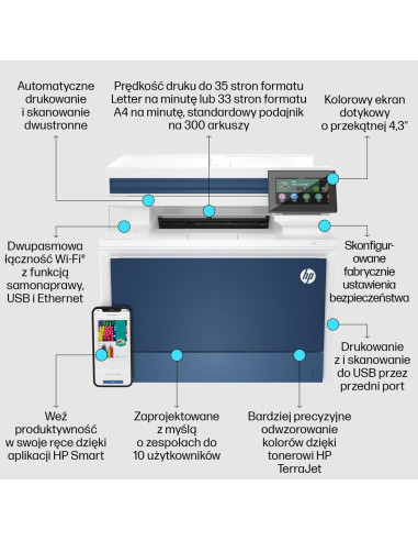 Urządzenie Wielofunk. Hp Color Lj Pro Mfp 4302Fdw